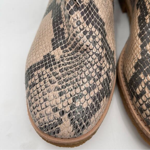 NEW KATE SPADE x SAKS Boots Bestie Fringe Bootie Snakeskin Zipper Size 7 NWOT - Picture 5 of 14